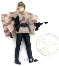 VTG 85 Star Wars POTF LAST 17 Luke Skywalker Battle Poncho Blaster Coin COMPLETE