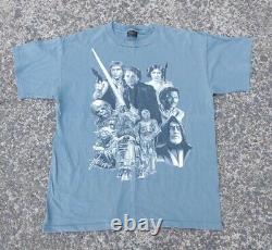 VTG 90s Lucasfilm 1995 STAR WARS Episode IV A New Hope Movie Promo t-shirt LARGE