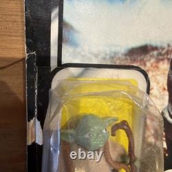 VTG STAR WARS YODA TRI-LOGO 79 BACK BROWN SNAKE 1983 FIGURE Unpunched