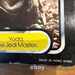 VTG STAR WARS YODA TRI-LOGO 79 BACK BROWN SNAKE 1983 FIGURE Unpunched