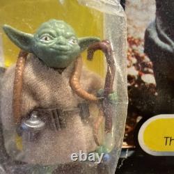 VTG STAR WARS YODA TRI-LOGO 79 BACK BROWN SNAKE 1983 FIGURE Unpunched