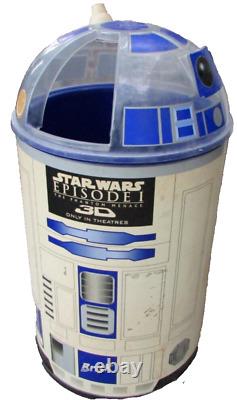 VTG Star Wars Episode 1 R2-D2 Brisk Ice Tea Cooler Chest Man Cave Deco FREE Ship