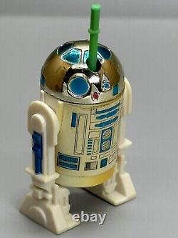 VTG Star Wars POTF R2D2 Pop Up Lightsaber Saber minor bend