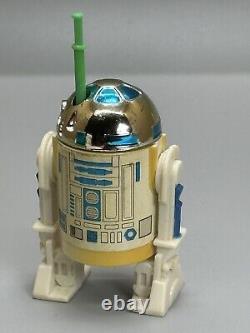 VTG Star Wars POTF R2D2 Pop Up Lightsaber Saber minor bend