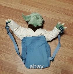 Very Rare Vintage 90's Star Wars Yoda Plush Backpack