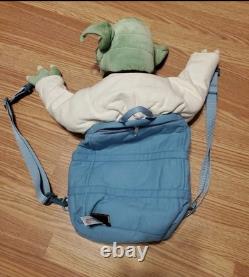 Very Rare Vintage 90's Star Wars Yoda Plush Backpack