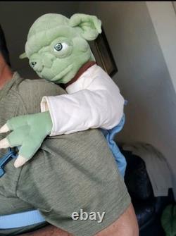 Very Rare Vintage 90's Star Wars Yoda Plush Backpack