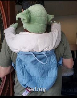 Very Rare Vintage 90's Star Wars Yoda Plush Backpack