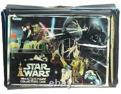 Vintage 1977 1980 Kenner Star Wars & ESB 24 Original Action Figures withCase