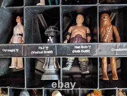 Vintage 1977 1983 Kenner Star Wars Lot Of 24 With Darth Vader Case