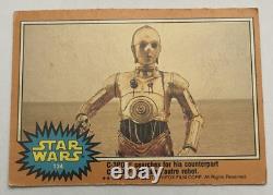 Vintage 1977 C-3PO Star Wars Original Card