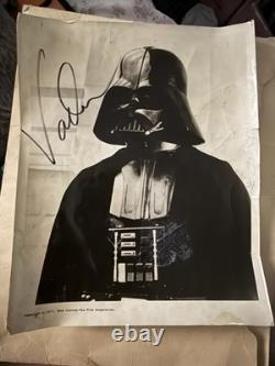 Vintage 1977 Darth Vader Photo Hand Signed'Vader' (Unverified)-Estate Item