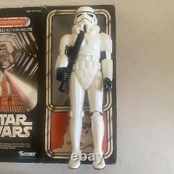Vintage 1977 Kenner STAR WARS Storm Trooper 12 figure unfolded flop box