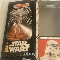 Vintage 1977 Kenner STAR WARS Storm Trooper 12 figure unfolded flop box