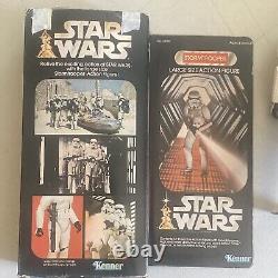 Vintage 1977 Kenner STAR WARS Storm Trooper 12 figure unfolded flop box