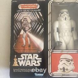 Vintage 1977 Kenner STAR WARS Storm Trooper 12 figure unfolded flop box