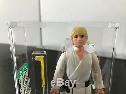 Vintage 1977 Kenner Star Wars Luke Skywalker Farmboy AFA 80+ HK Blonde/Dark Pant