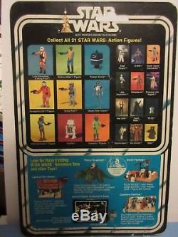 Vintage 1977 Star Wars 21 Back GREEDO MOC Clear Bubble