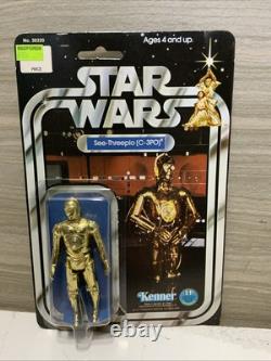 Vintage 1977 Star Wars C-3PO See-Threepio Figure 38220 Kenner 12 Back