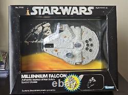 Vintage 1977 Star Wars Die Cast Millennium Falcon With Box, Bubble & Insert