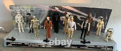 Vintage 1977 Star Wars First 12 Mail-Away Display Stand with 11 Figures