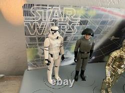 Vintage 1977 Star Wars First 12 Mail-Away Display Stand with 11 Figures