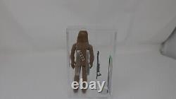 Vintage 1977 Star Wars Kenner AFA 85 Chewbacca Loose Figure HK