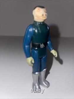 Vintage 1978 Blue Snaggletooth Action Figure Star Wars Toe Dent -Kenner (RARE)