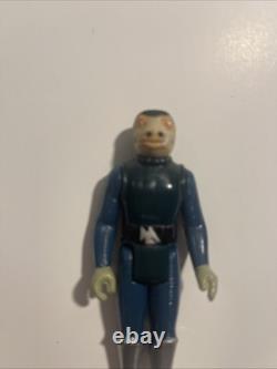 Vintage 1978 Blue Snaggletooth Action Figure Star Wars Toe Dent -Kenner (RARE)