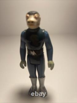 Vintage 1978 Blue Snaggletooth Action Figure Star Wars Toe Dent -Kenner (RARE)