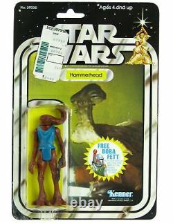 Vintage 1978 Kenner Star Wars 20 Back Hammerhead withBoba Fett Offer MOC AFA It