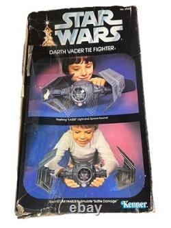Vintage 1978 Kenner Star Wars Darth Vader Tie Fighter With Original Box MIB