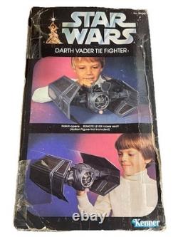 Vintage 1978 Kenner Star Wars Darth Vader Tie Fighter With Original Box MIB