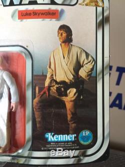 Vintage 1978 Kenner Star Wars Luke Skywalker 12 Back-B Clear Bubble LOOK