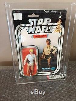 Vintage 1978 Kenner Star Wars Luke Skywalker AFA Graded 12 Back-A