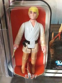 Vintage 1978 Kenner Star Wars Luke Skywalker AFA Graded 12 Back-A