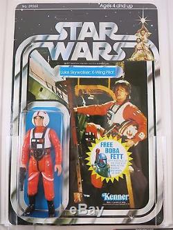 Vintage 1978 Kenner Star Wars Luke X-Wing Pilot 20 Back-G AFA 80 NM C80/B85/F80