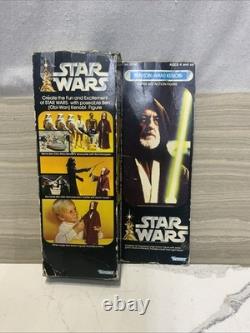Vintage 1978 Star Wars Kenner 12 Inch Obi-Wan Figure In Box
