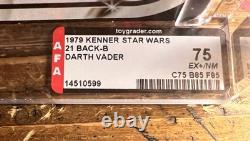 Vintage 1979 Kenner Star Wars Darth Vader 21 Back-B AFA 75 EX-NM. Great Price