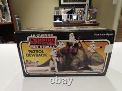Vintage 1979 PATROL DEWBACK STAR WARS THE EMPIRE STRIKES BACK CANADIAN BOX