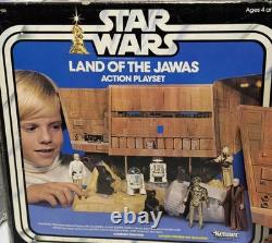 Vintage 1979 Star Wars LAND OF THE JAWAS PLAYSET With Box, Pegs, Instructions151