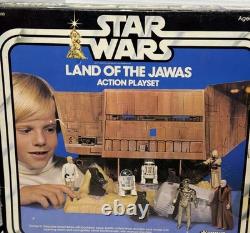 Vintage 1979 Star Wars LAND OF THE JAWAS PLAYSET With Box, Pegs, Instructions151