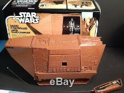 Vintage 1979 Star Wars Radio Controlled Jawa Sandcrawler Complete Works New Box