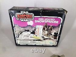 Vintage 1980 STAR WARS SNOWSPEEDER, ESB Kenner with Original Box