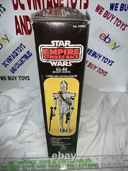 Vintage 1980 Star Wars 15 Inch IG-88 Action Figure MINT IN OPENED BOX KENNER