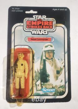 Vintage 1980 Star Wars ESB REBEL COMMANDER Action Figure 41 Back Carded