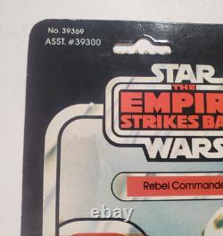 Vintage 1980 Star Wars ESB REBEL COMMANDER Action Figure 41 Back Carded