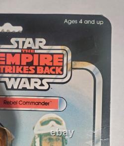 Vintage 1980 Star Wars ESB REBEL COMMANDER Action Figure 41 Back Carded
