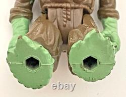 Vintage 1980 Star Wars ESB Yoda Action Figure with Brown Snake
