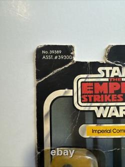Vintage 1980 Star Wars Imperial Commander Kenner 41 Back